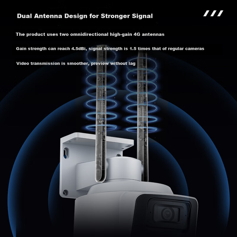 HIKVISION Outdoor 4G Surveillance Camera with 12x Zoom, Dual 4MP Full Color Nigh...