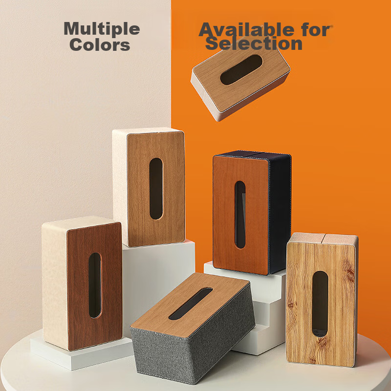 Youbili Simple Creative Tissue Box, Living Room Coffee Table Multifunctional Woo...