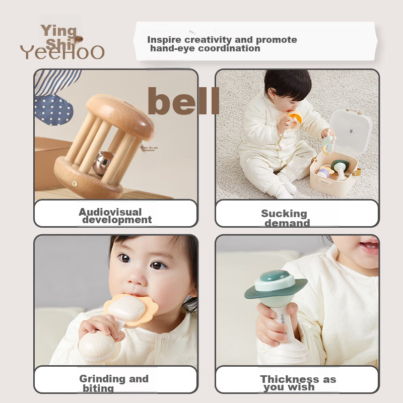 Yeehoo Newborn Welcome Gift, 0-6 Months Baby Toy, Rattle, Baby Gift Box, Teether...