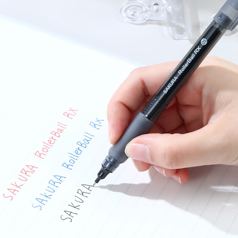 SAKURA (SAKURA) Liquid Ink Rollerball Pen 0.5mm Needle Tip Signature Pen Student...