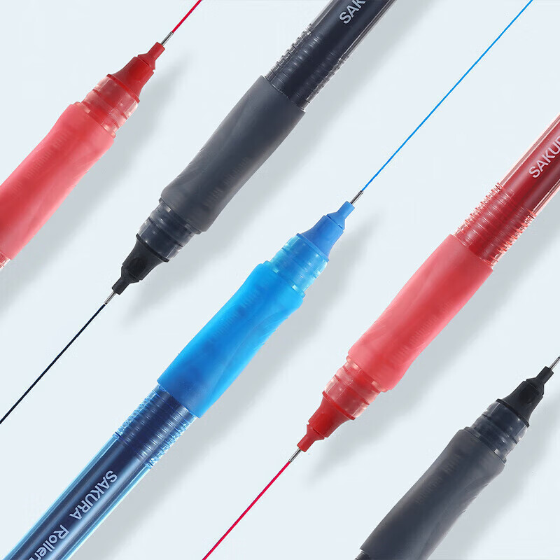 SAKURA (SAKURA) Liquid Ink Rollerball Pen 0.5mm Needle Tip Signature Pen Student...