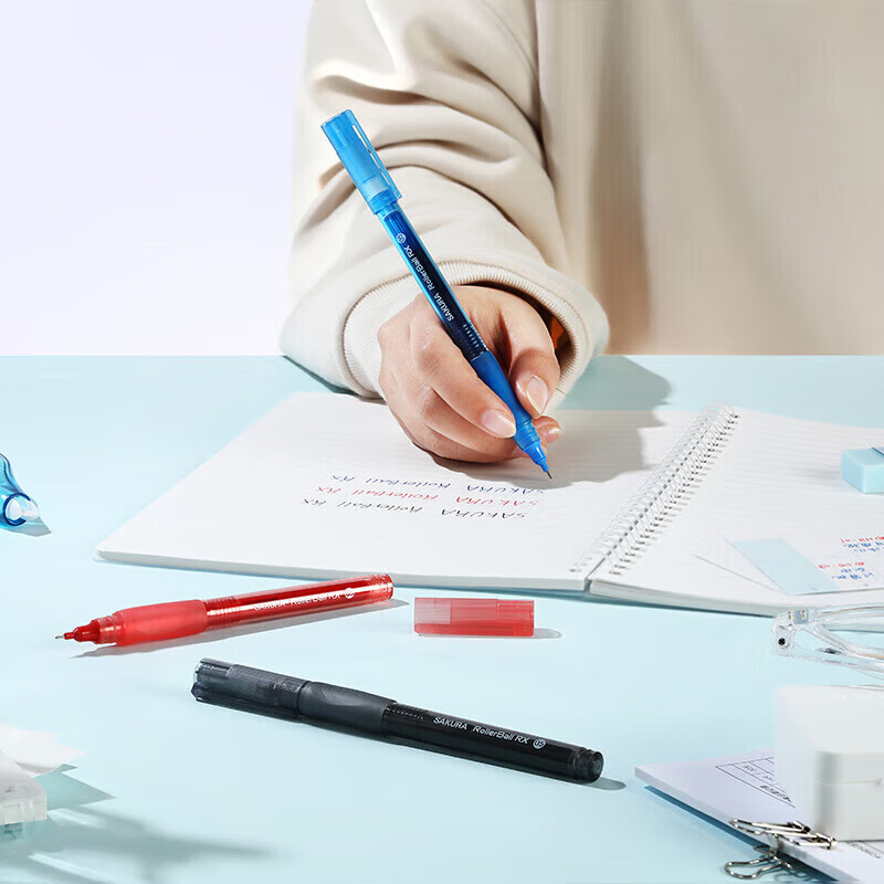 SAKURA (SAKURA) Liquid Ink Rollerball Pen 0.5mm Needle Tip Signature Pen Student...