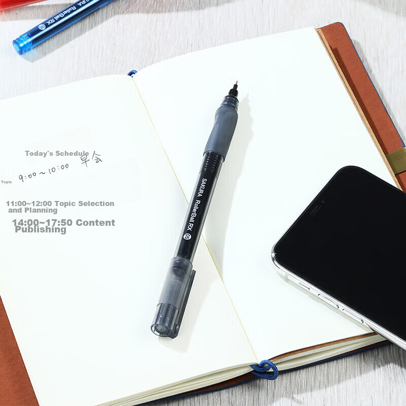 SAKURA Direct Liquid Rollerball Pen, 0.5mm Needle Tip, Signature Pen for Student...