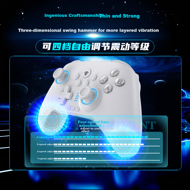 Yuyou Dawn Wireless Game Controller for Switch, PC, TV, Mobile Phone, Bluetooth...