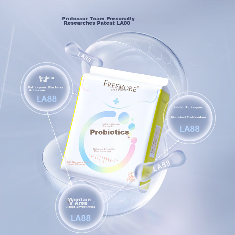 Libre Probiotic Series Sanitary Napkins Ultra-Thin, Single-Month Supply, Day And...