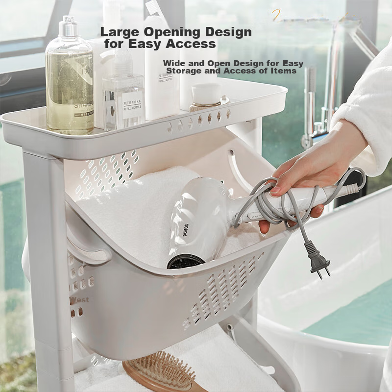 JEKO&JEKO Household Laundry Hamper, Dirty Clothes Basket, Laundry Storage Basket...