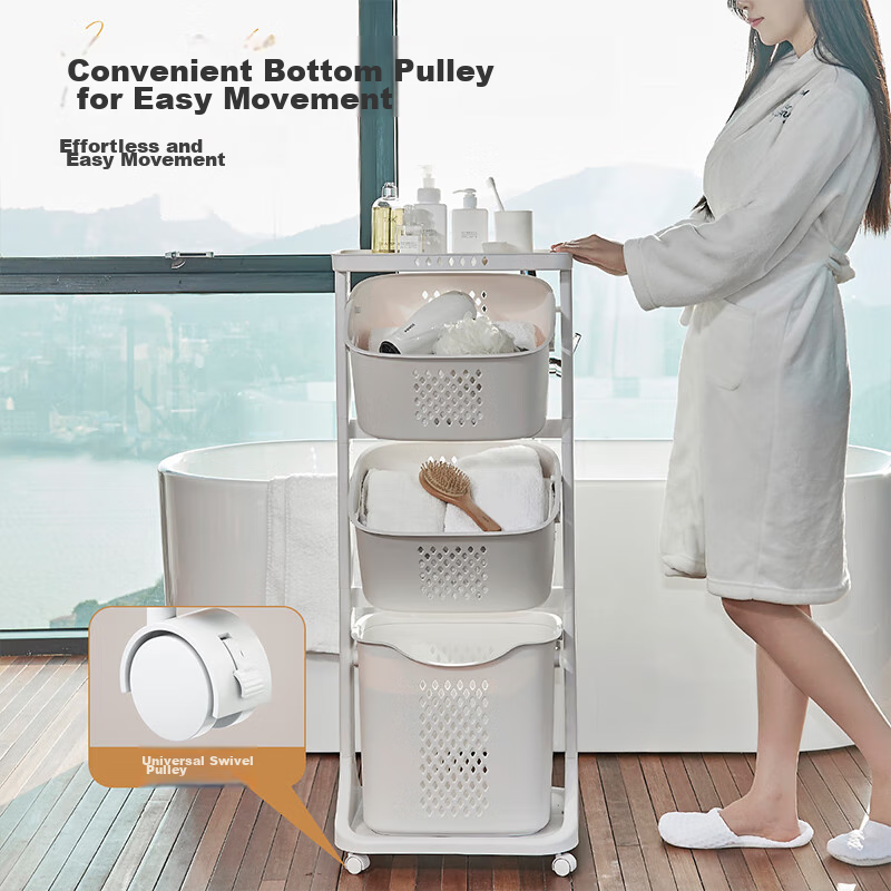 JEKO&JEKO Household Laundry Hamper, Dirty Clothes Basket, Laundry Storage Basket...