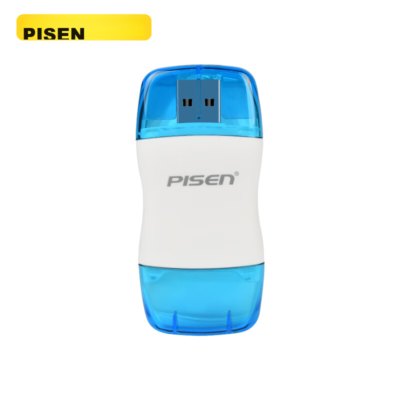 PISEN USB2.0 High-Speed Card Reader SD/TF Dual-Function Two-In Card Reader Suppo...