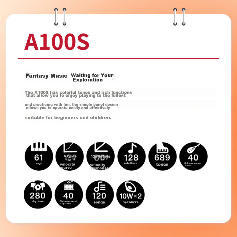 MEDELI [Suitable for Students, Recommended by Teachers] 61-Key Electronic Keyboa...