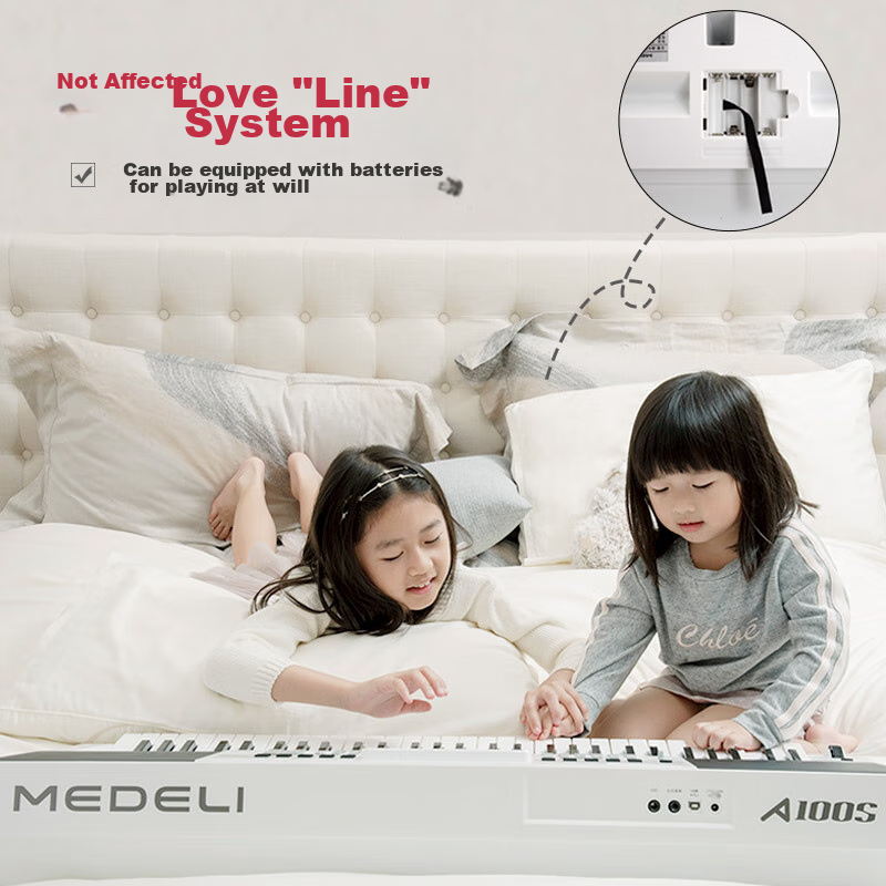 MEDELI [Suitable for Students, Recommended by Teachers] 61-Key Electronic Keyboa...
