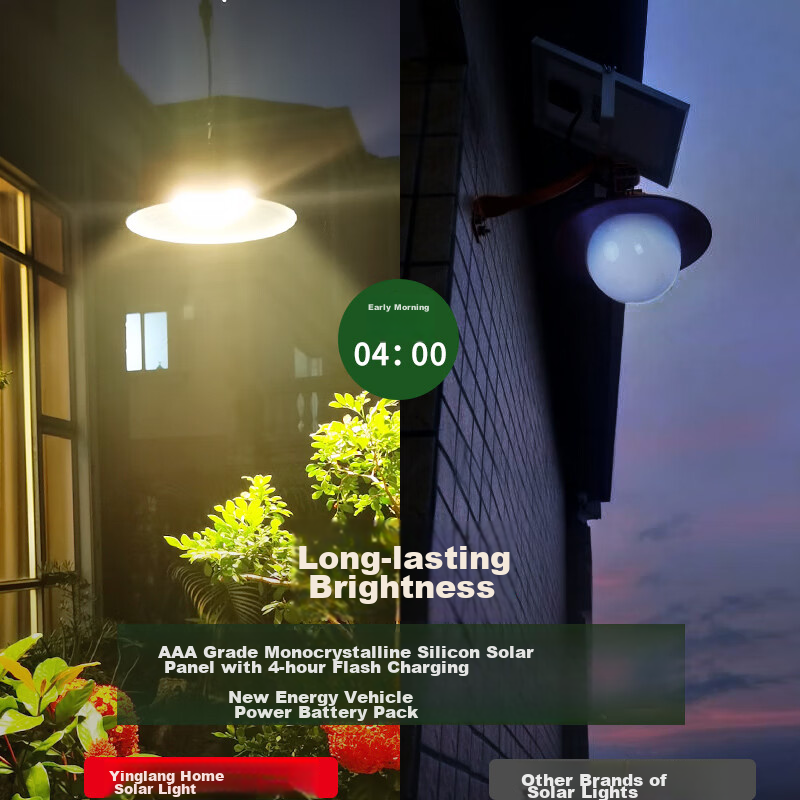 Yinglang Solar Hanging Light, Outdoor Lighting, Garden Light, Waterproof LED Str...