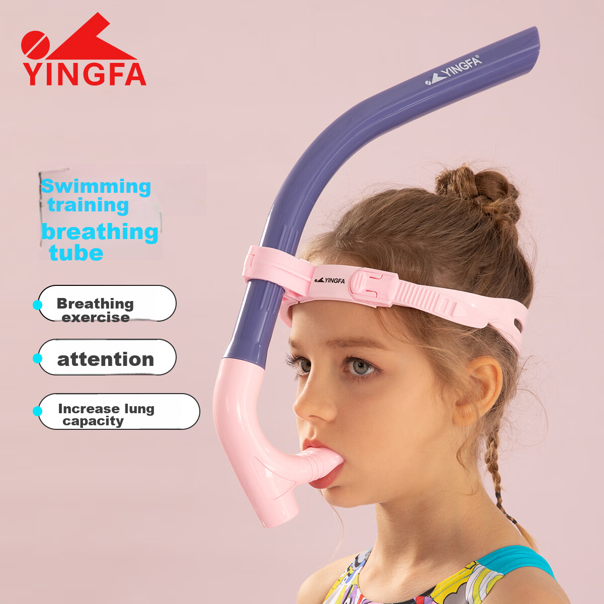 YINGFA Swimming Breath Tube, Adult And Children's Free Professional Training Sno...