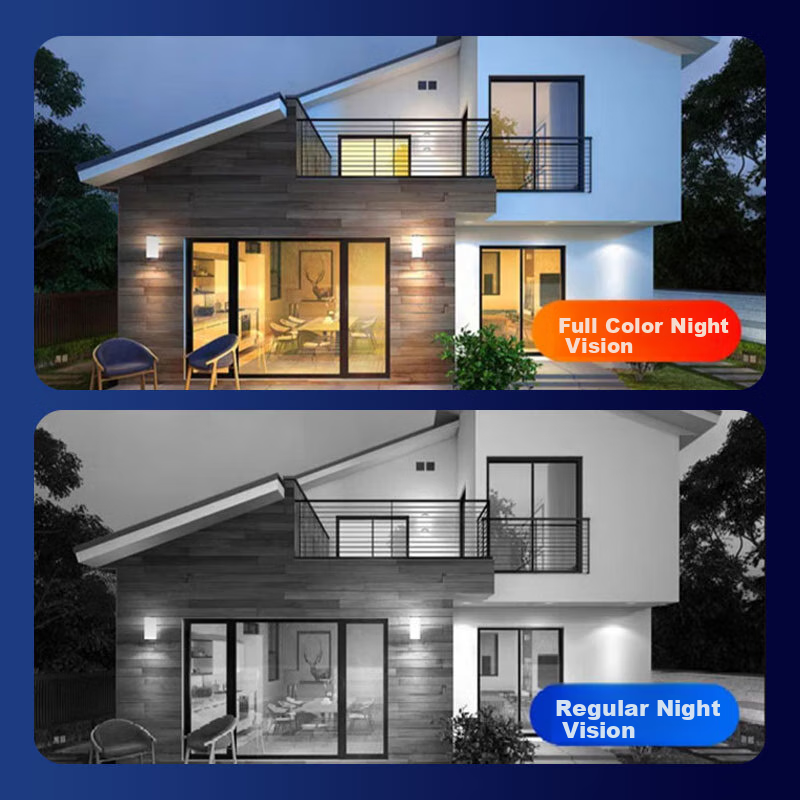 EAKUN 4G Solar Powered Monitor 360 Panoramic Full Color Night Vision Tracking Mo...