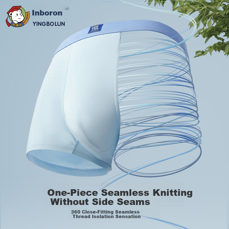 YINGBOLUN Teenage Underwear Developmental Period High School Students Boxer Shor...