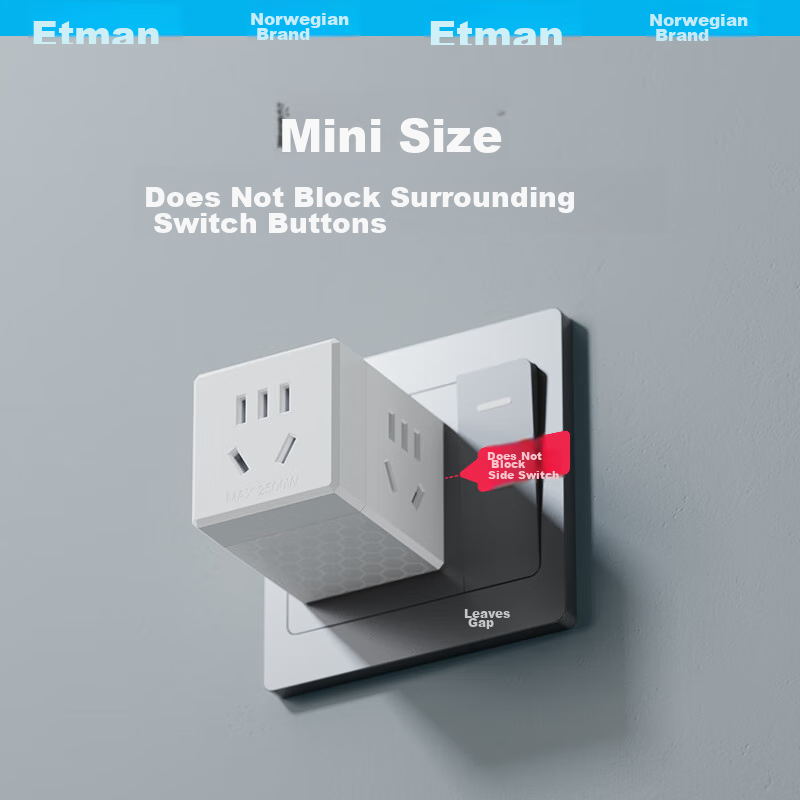 Inteman Magic Cube Socket/Socket Converter/One-To Adapter/Extension Socket/Three...