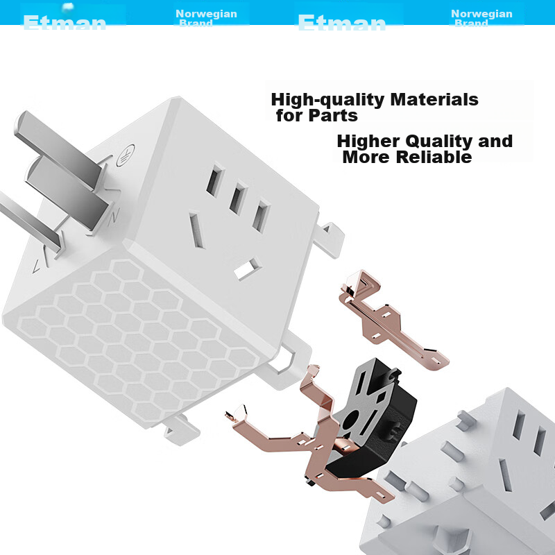 Inteman Magic Cube Socket/Socket Converter/One-To Adapter/Extension Socket/Three...