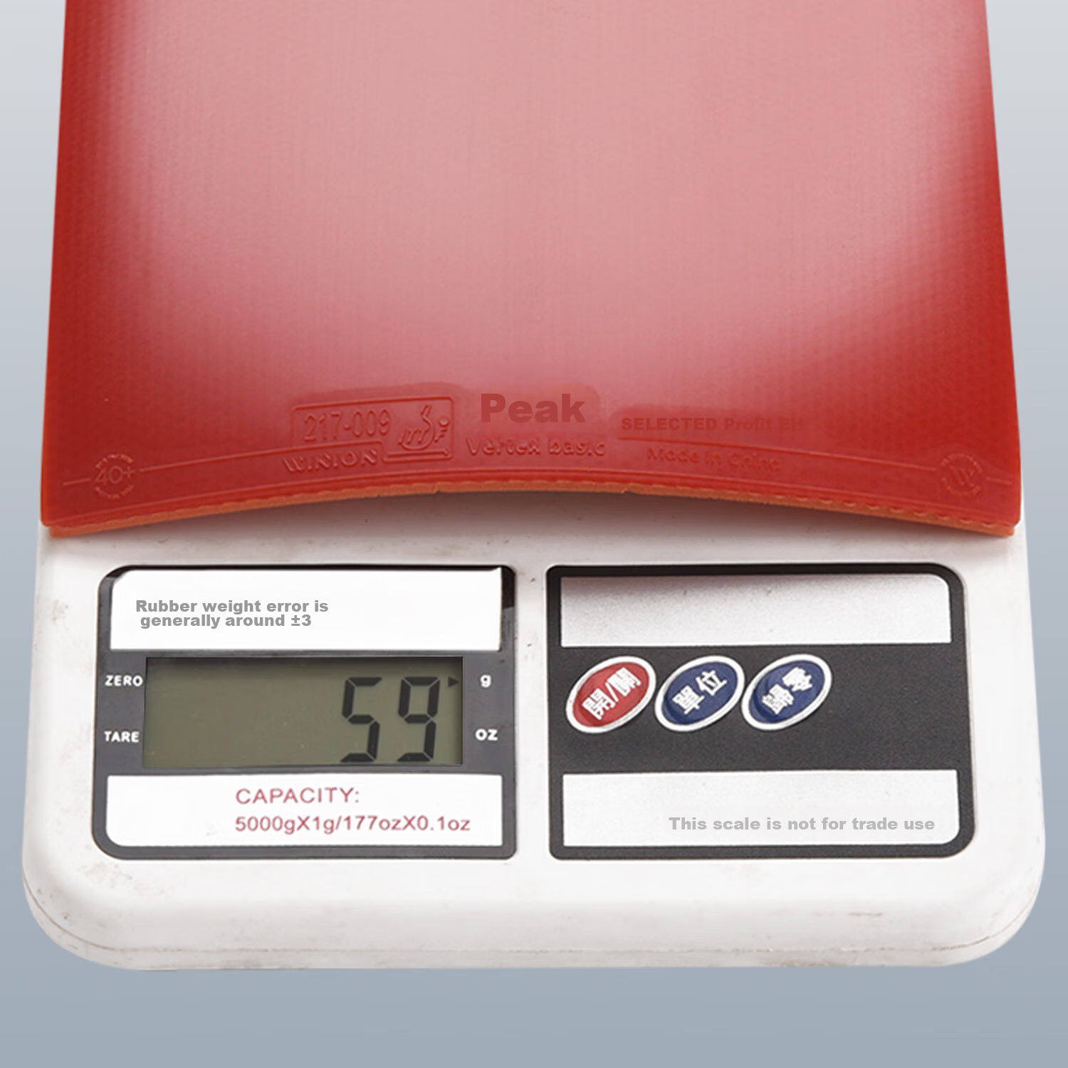 WINION Premium Table Tennis Rubber, Peak Creation Series, Anti-Glove Inner Energ...