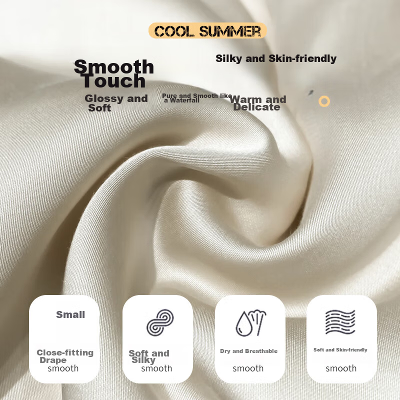 NanJiren Class A Antibacterial Fiber Quilt, Floral Pattern - Milk Tea + Premium...