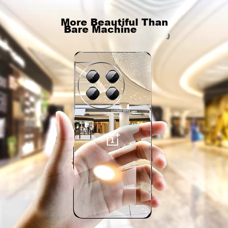 Zhiweishi [Bare Phone Feel] Phone Case for OnePlus 12, Ultra-Thin Fully Transpar...