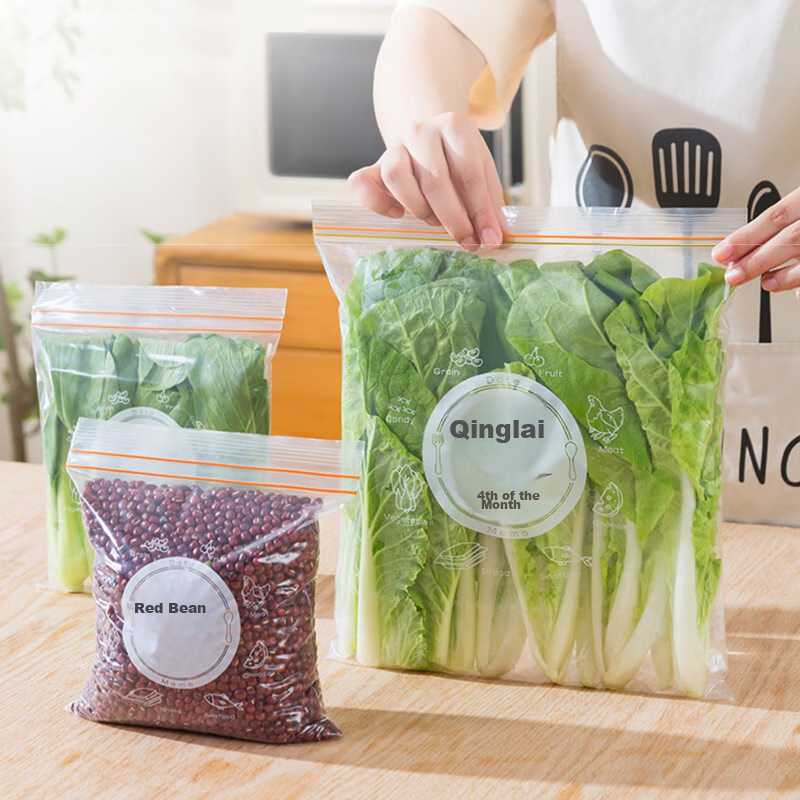 Youjia Liangpin Food Storage Bags [70-Piece Set], Refrigerator Fresh-Keeping Bag...