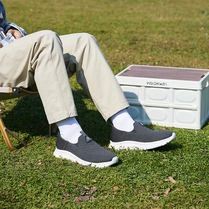 Footful Elderly Shoes Middle-aged and Elderly Lightweight Casual Shoes Linen Dad...