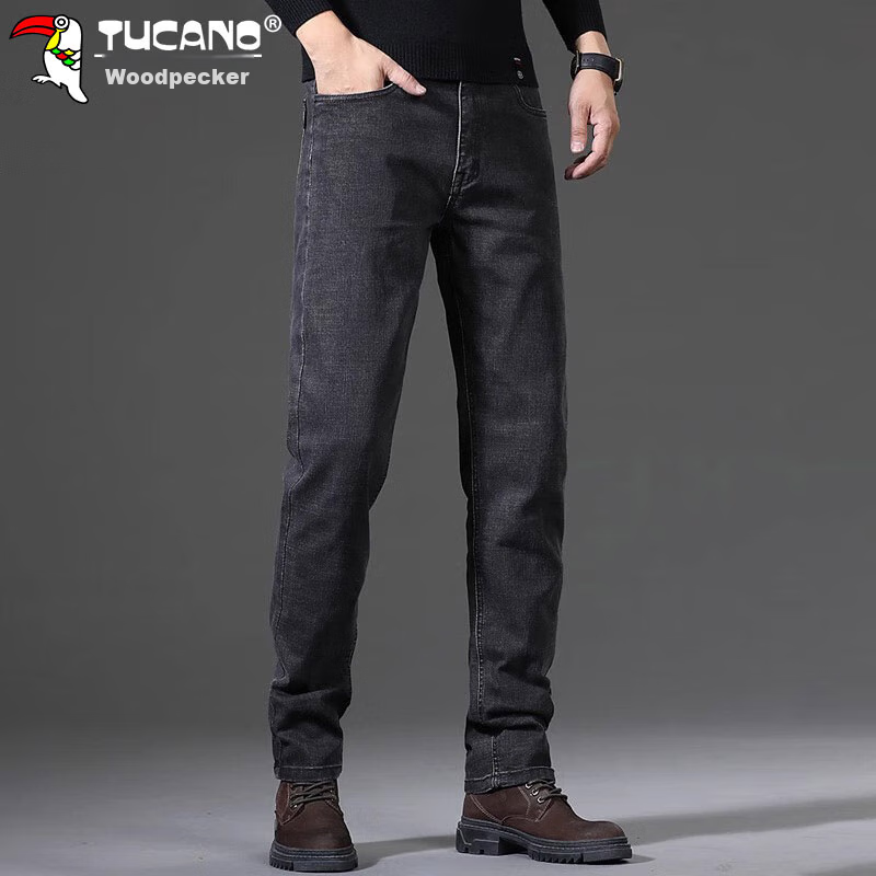 TUCANO Men's Jeans, Spring And Summer Loose Straight-Leg Business Casual Pants,...
