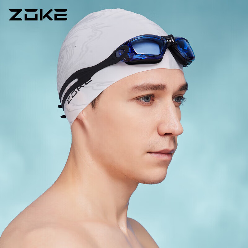 ZOKE Adult Swimming Goggles for Men And Women, Large Frame, Non-Prescription, An...