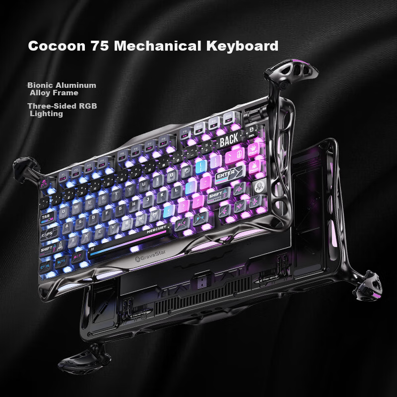 GravaStar K1 PRO Cyber Mech + M1 Interstellar Silver Gift Box