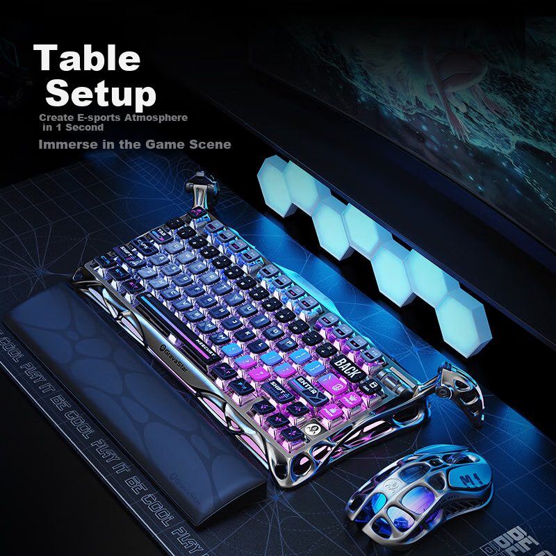 GravaStar K1 PRO Cyber Mech + M1 Interstellar Silver Gift Box