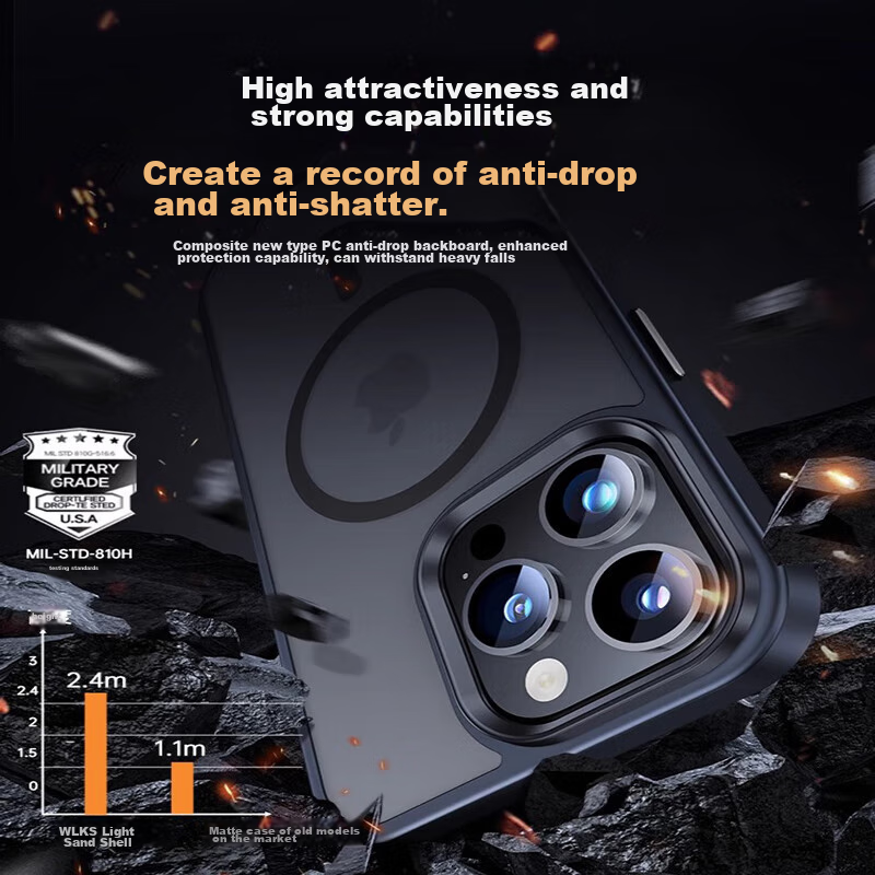 Zhiweishi [Skin-Feel Magnetic] Case for Apple IPhone 11, Protective Cover with M...