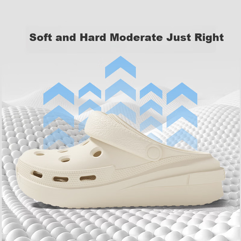 Utune Women's Platform Hole Shoes with Increased Height and Comfortable Feeling...