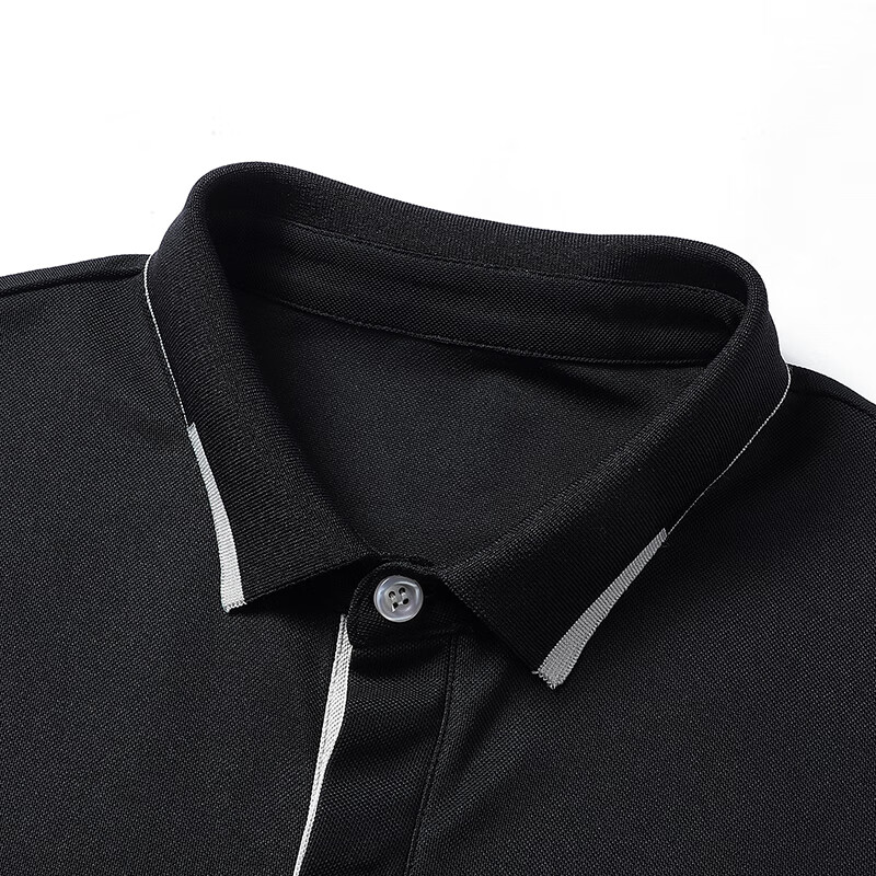 TUCANO Men's Short Sleeve Business Casual Color Block Polo Shirt All-Match Top M...