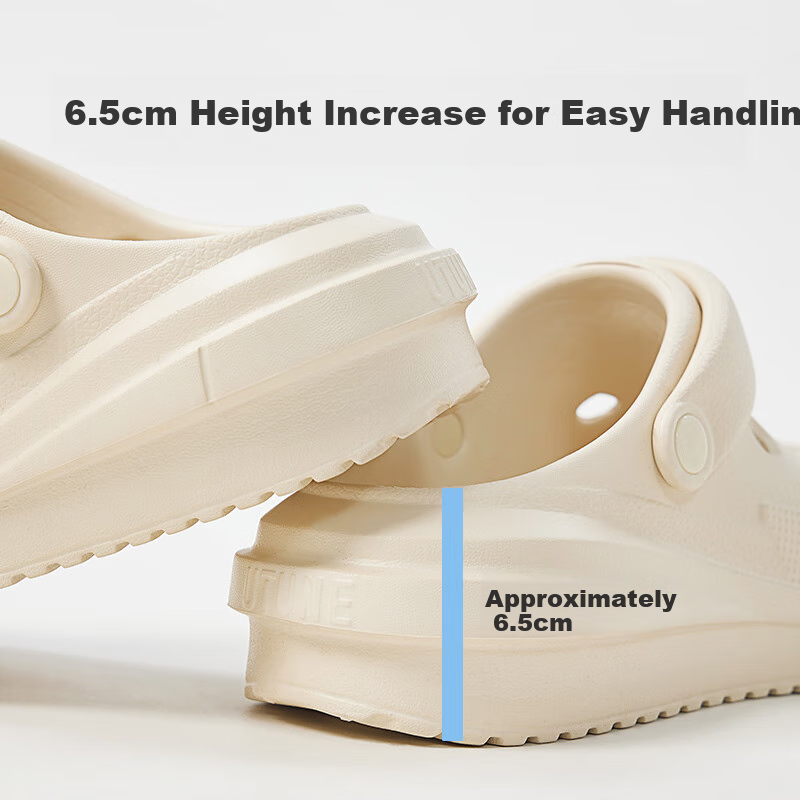 Utune Women's Platform Hole Shoes with Increased Height, Summer Outdoor Office B...