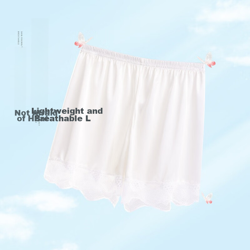 Xueximan Anti-Exposure Safety Shorts for Women, Ice Silk Loose Non-Curling Under...