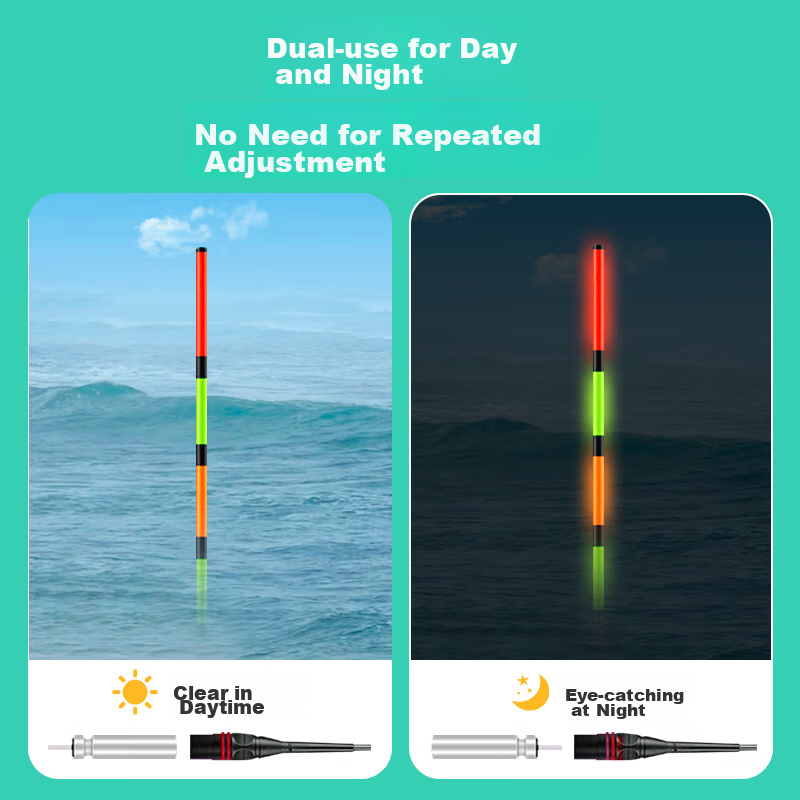 Grsaed Electronic Fishing Float, Day And Night Use, Luminous, Nano High Sensitiv...