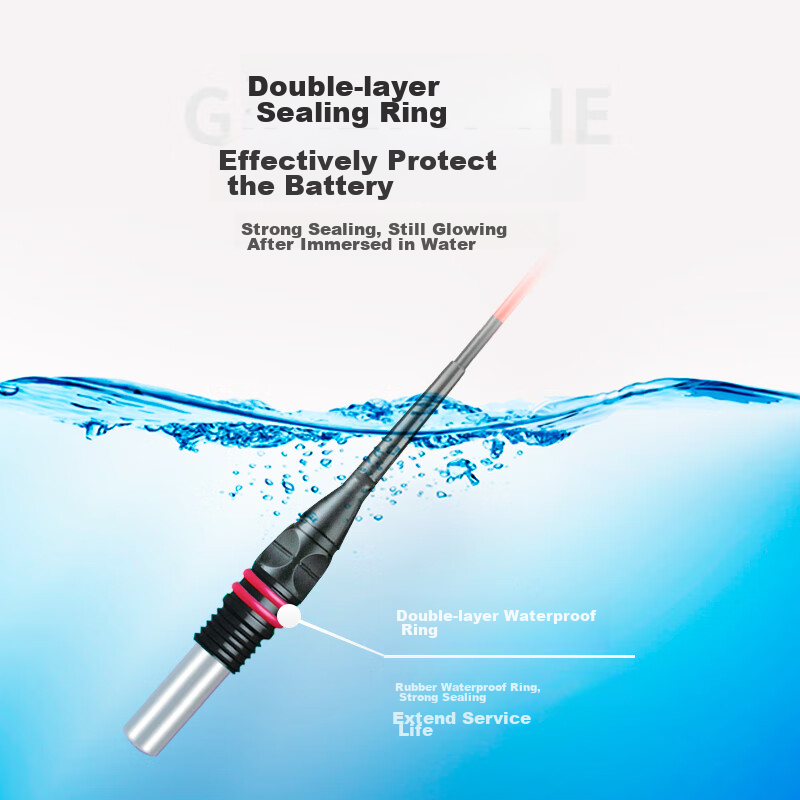 Grsaed Electronic Fishing Float, Day And Night Use, Luminous, Nano High Sensitiv...