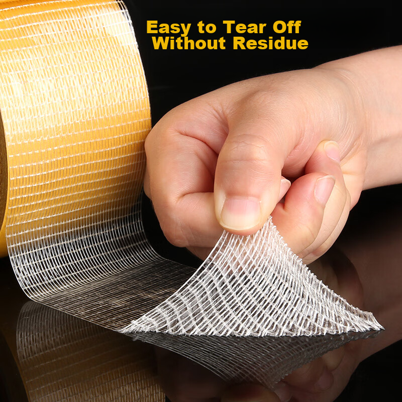 Yinbei Double-Sided Cloth-Based Adhesive Tape, Grid Double-Sided Tape, Strong Hi...