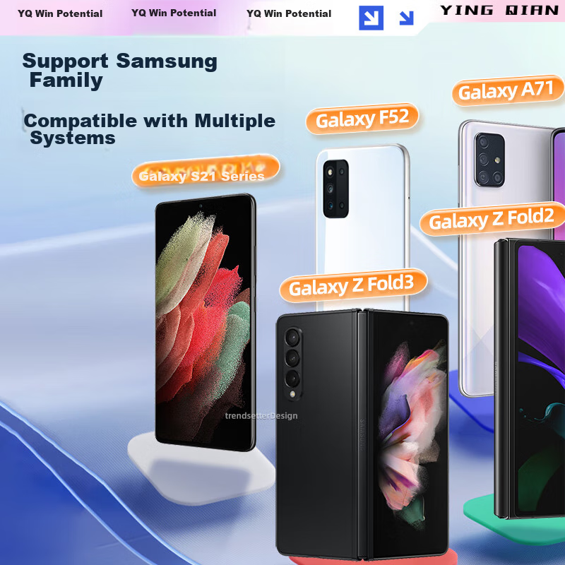 WinQian Compatible Samsung Data Cable, Charging Cable, Type-C Dual-Head Fast Cha...