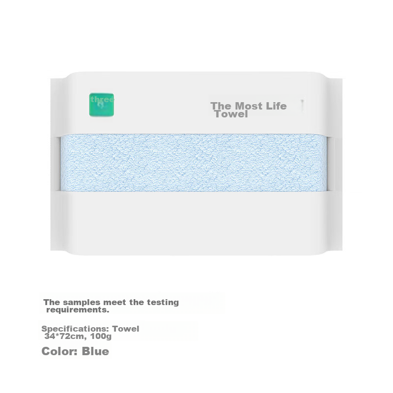 Most Living Xinjiang Long-Staple Cotton Face Towel, 1 Pack, Pure Cotton Househol...