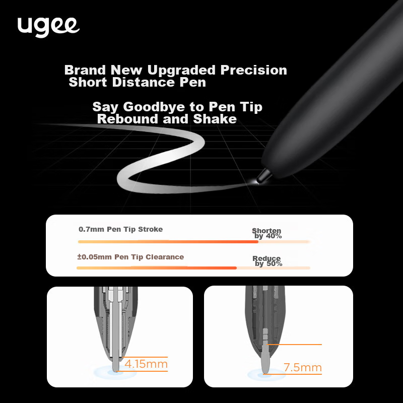UGEE 16K Pressure-Sensitive Digital Display, Drawing Tablet, Computer Graphics S...