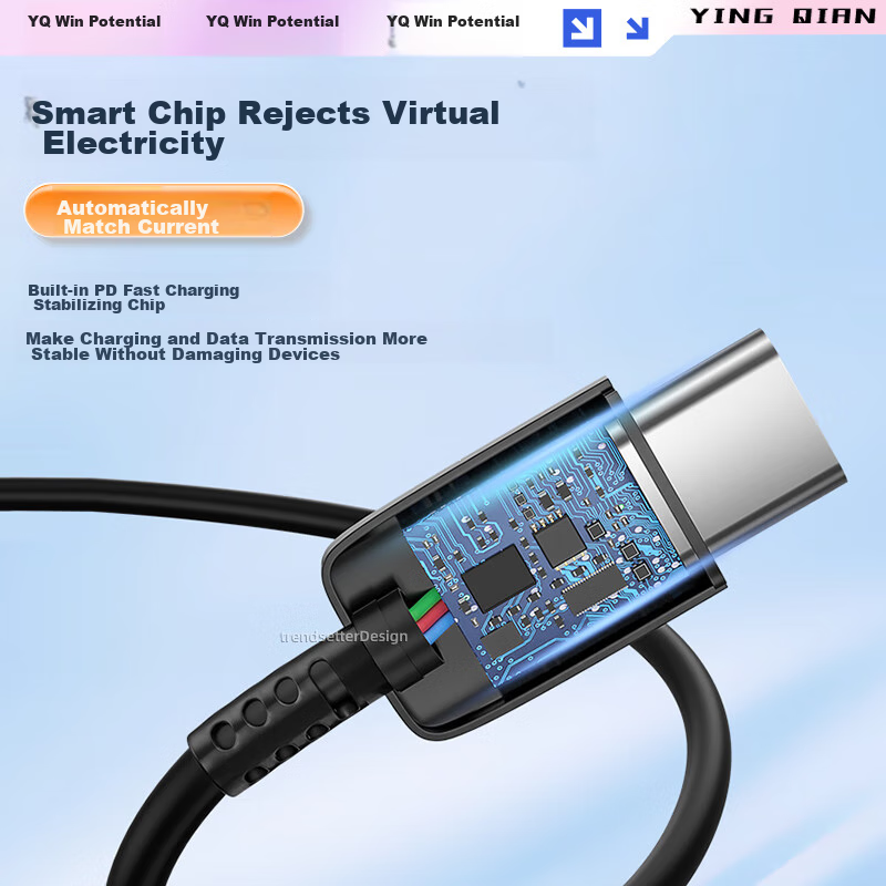 WinQian Compatible Samsung Data Cable, Charging Cable, Type-C Double-Ended 2 Met...