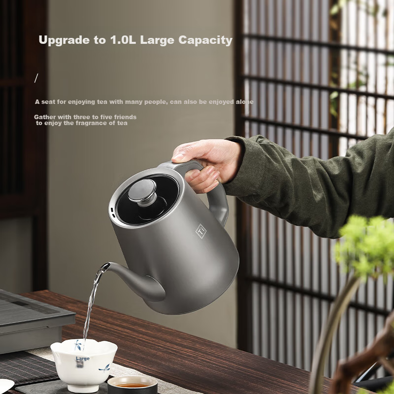 Biooner Pure Titanium Fully Automatic Water-Heating Electric Kettle, Tea Table,...