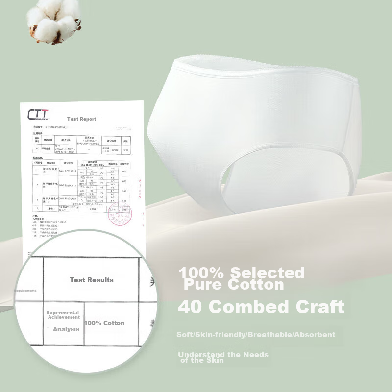 Sometimes, disposable cotton underwear for women, sterile, travel-friendly, wome...