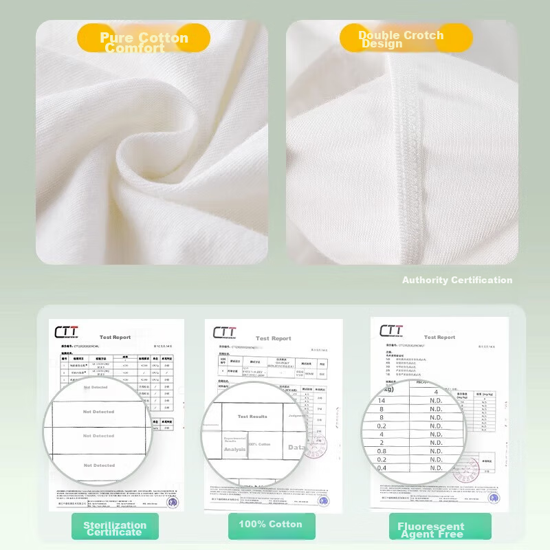 Sometimes, disposable cotton underwear for women, sterile, travel-friendly, wome...