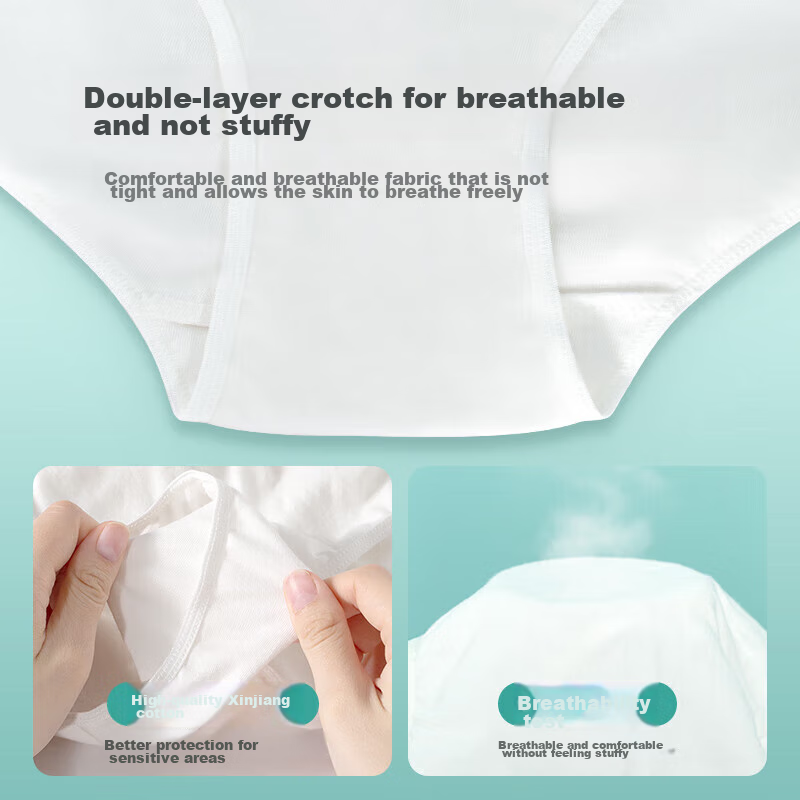 Sometimes, disposable cotton underwear for women, sterile, travel-friendly, wome...