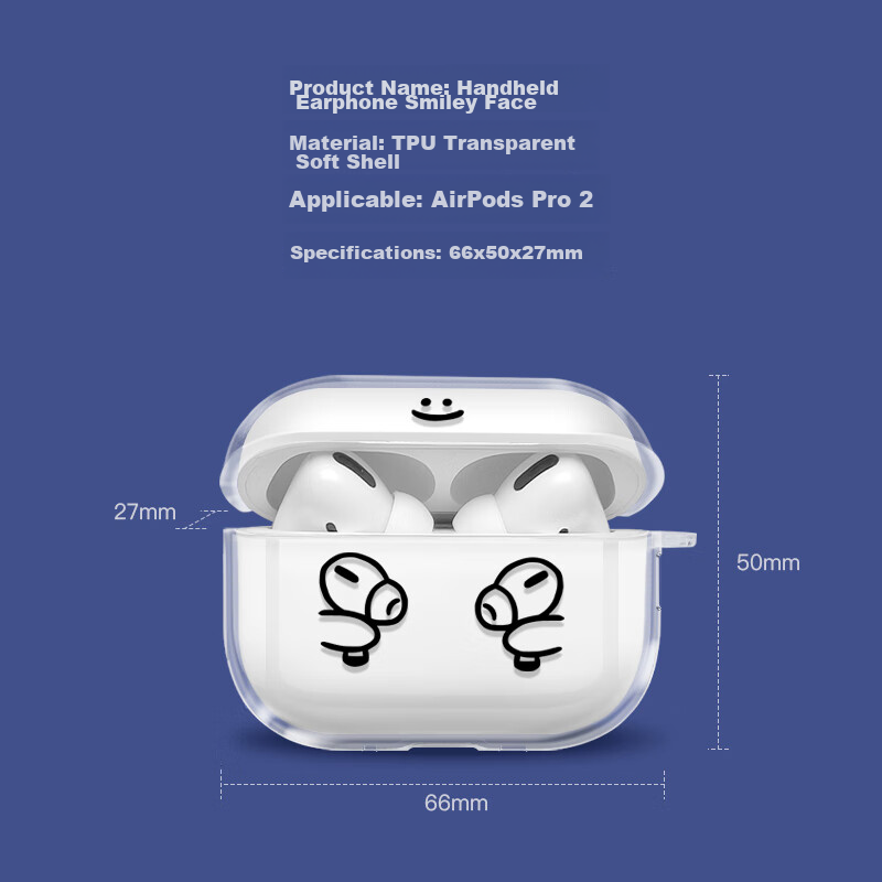 Yingkaida, Suitable for AirPods Pro 2 Case, Apple Wireless Bluetooth Earphone Co...