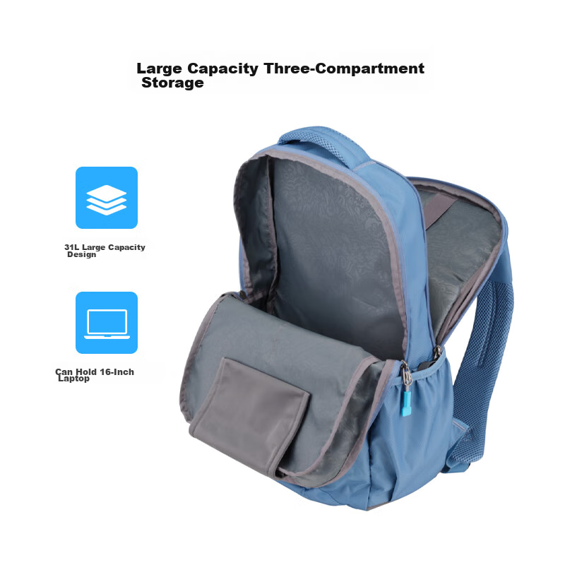 Meilv Suitcase Hu Xianxu Same Style Backpack, Casual Sports Large Capacity Backp...