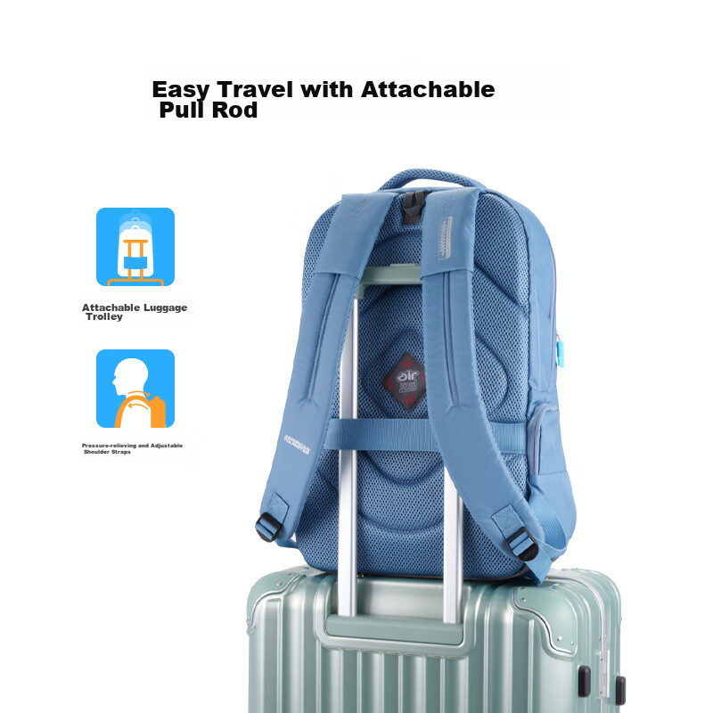 Meilv Suitcase Hu Xianxu Same Style Backpack, Casual Sports Large Capacity Backp...