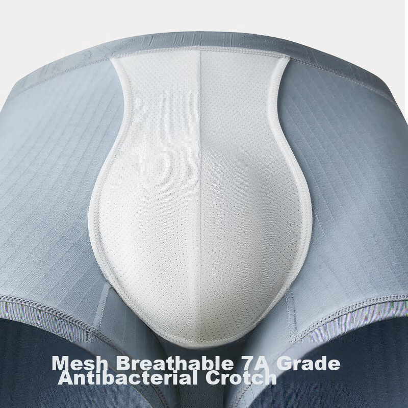 Youkeshu Men's Underwear, Pure Cotton 7A Modal Silk, Antibacterial Shorts, Visib...