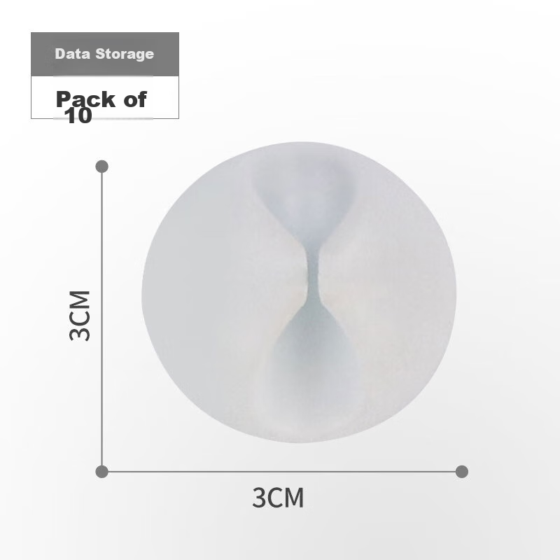 Youjia Liangpin 10-Pack Desktop Cable Management Organizer for Earphones, Phone...